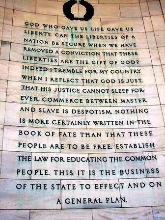 thomas jefferson quotes on religion. Thomas Jefferson quote, on the
